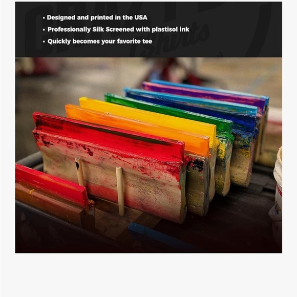 Crazy Dog T-Shirts Black and Orange Short Sleeve Tee - Picture 5 of 6